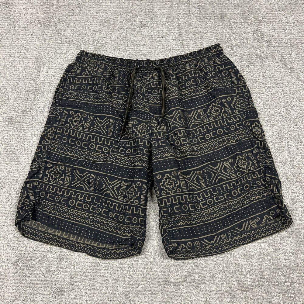 Saxx Cannonball 2In1 Shorts Trunks Mens Large Ballpark Pouch Pockets Black Tan